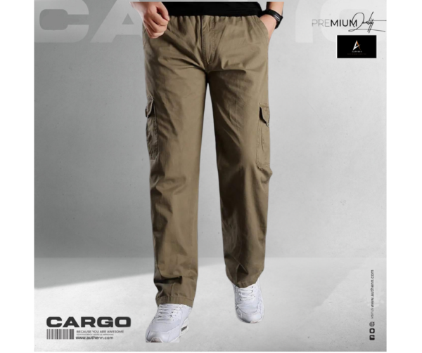 Six Pocket Cargo Chinos Earthy Brown
