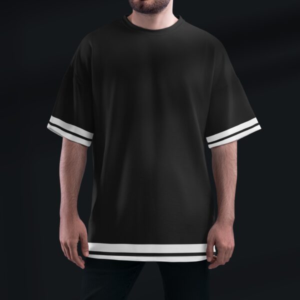 200+ GSM Premium Drop Shoulder T-Shirt Black II
