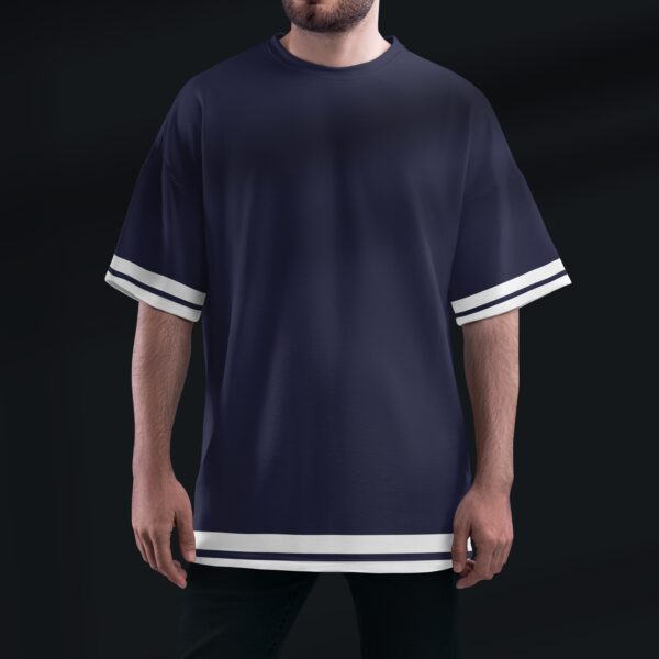 200+ GSM Premium Drop Shoulder T-Shirt Navy II