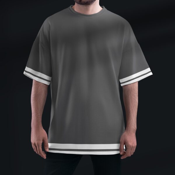 200+ GSM Premium Drop Shoulder T-Shirt Gray II