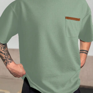 220+ gsm Waffle fabrics Drops Cream Olive
