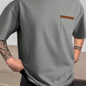220+ gsm Waffle fabrics Drops Light Gray