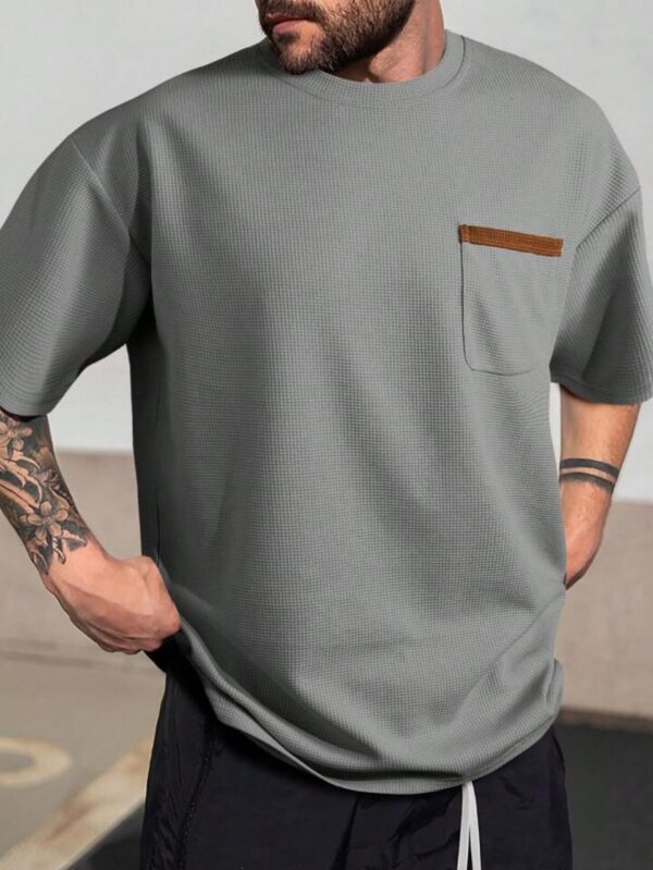 220+ gsm Waffle fabrics Drops Light Gray