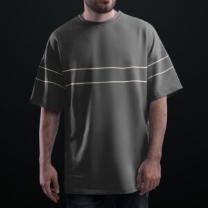 200+ GSM Premium Drop Shoulder Pipane H Gray