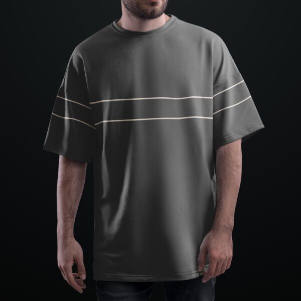 200+ GSM Premium Drop Shoulder Pipane H Gray