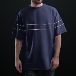 200+ GSM Premium Drop Shoulder Pipane H Navy